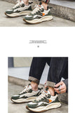 Fujeak Outdoor Walking Footwear Men's Shoes Sneakers Casual Comfort Lightweight Running Mart Lion   