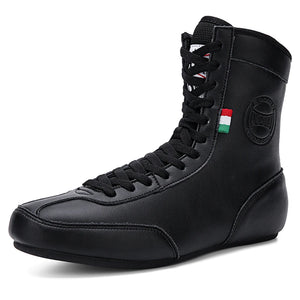 Wrestling Shoes Men's Luxury Boxing Flighting Footwears Anti Slip Boxing Sneakers MartLion Hei 37 