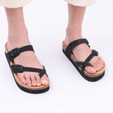 Women's Mules Sandals Men's Clogs Cork Insole Sandals Suede Beach Slides With Arch Support Soft Home Shoes MartLion   