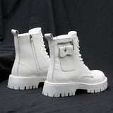 Men's English Style Thick Sole Design Men Boots Layer Leather Casual Boots MartLion