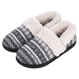 Winter Plush Fur Slippers For Women Men's House Fluffy Cozy Fur Slippers Indoor Warm Plush Home Cotton Shoes MartLion Grey5 46-47(10.8-11 inch) CHINA