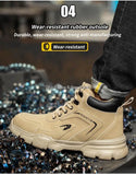 Safety Protective Boots Work Safety Shoes Men Winter Safety Boots Anti-puncture Work Shoes Steel Toe Work Boots Indestructible MartLion