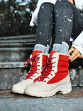 Shoes Women Winter Cotton Shoes Platform Work Outdoor Anti Slip Warm Plush Shoes Light Casual Snow Boots MartLion   