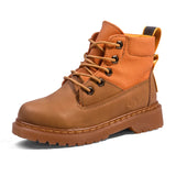 Winter Brown Children's Boots Platform Boots Casual Kids Non-slip Boys Zapatos Para Nanos MartLion brown 6903 27 CN