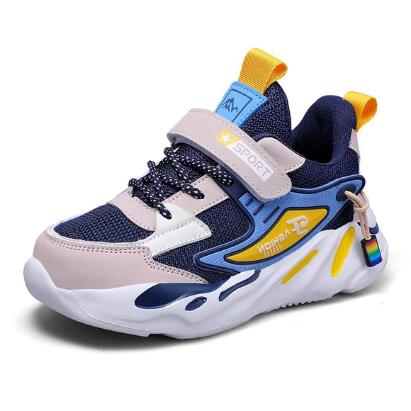 Kid Sneakers Sport Shoes for Boys Mesh Children Breathable Mesh Comfort Casual Walking Outdoor Running MartLion Blue 28 