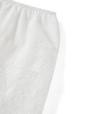 Summer Mid-Rise Lace Patchwork Mini Skirts Women's Pleated A-Line Casual Short Skirts MartLion   