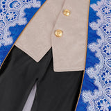 Men's Steampunk Gothic Victorian Jacket Vintage Purple Velvet Tailcoat Medieval Frock Coat Uniform Renaissance Homme MartLion   