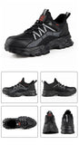 Protective Safety Shoes Men's Puncture Proof Anti-smashing Industrial Work Boots Steel Toe Indestructible Footwear MartLion   