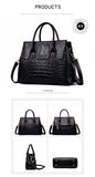 Women Handbag Genuine Leather Bags Crocodile Luxury Handbags Designer Crossbody Female Retro Tote Handbags Mart Lion   