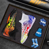 Football Boots Men's Futsal Soccer Shoes Centipede Kids Sneaker Studded Soccer Cleats Mart Lion see chart 9 38 