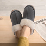 Plush Fur Slippers For Women Winter Fluffy House Shoes Warm Fuzzy Slippers Furry Suede Memory Foam Fur Slippers MartLion   