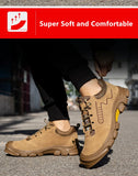 steel toe safety shoes men's anti-slip work boots puncture proof safety sneakers work working with protection MartLion   