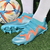 Soccer Shoes Men's Low-Top Football FG TF Kids Grass Training Soccer Sneakers Anti-Slip Ankle Cleats Boots MartLion - Mart Lion