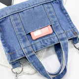  Four seasons universal casual trend all-in-one denim bag MartLion - Mart Lion