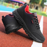 Casual Shoes Men Waterproof Leather Sneakers Outdoor Sport Shoes MartLion   