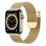 Strap For Apple watch Band 44mm 45mm 41mm 49mm 42mm 40mm 45mm Milanese Loop bracelet correa iwatch series 9 7 8 4 5 6 SE Ultra2 MartLion Gold 38mm 40mm 41mm CHINA