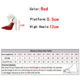 Liyke Style White Red Mixed Color Women Pumps Pointed Toe Strappy Heels Party Wedding Shoes Stiletto Mules Sandals Lady Mart Lion   