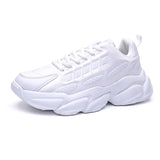 Casual Men's Shoes Soft Sneakers Lightweight Breathable Mesh Shoes Trendy Running Footwear MartLion WHITE 39 