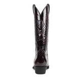 Mid-calf Boots Woman Side Zipper Pointed Western Retro Black Hombre MartLion   