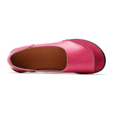 Women Handmade Leather Splicing Flats Moccasins Loafers ballet flats soft Casual Shoes MartLion   