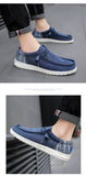 Lightweight Men's Canvas Casual Shoes Slip-on Footwear Office Dress Loafers Lazy Outdoor Sneakers Mart Lion   