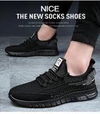 Mesh Breathable Vulcanized Shoes Anti-slip Lightweight Fitness Men's Classic Sneakers Casual Running MartLion   