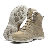 Men's Tactical Hiking Boots Shock-absorbing and Anti Slip Desert Boots Outdoor Camping Hiking Work Shoes Winter Boots MartLion