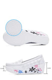 Women's shoes summer shake out Single The nurse's white and platform Breathable hollow MartLion   