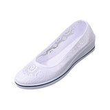 Canvas nurse shoes Solid Women Platform Casual Flat Bottom MartLion   