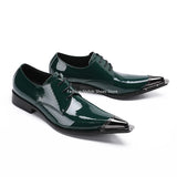 Luxury Men's Leather Shoes Formal Dress Party Wedding Office Work Slip on Casual MartLion   