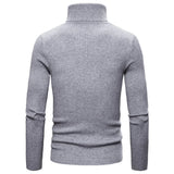 Autumn and Winter Men's Turtleneck Sweater Korean Version Casual All-match Knitted Bottoming Shirt MartLion   