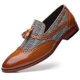 Men's Casual Shoes Stitching Hand-carved Breathable Tassels Loafers Moccasins Light Driving Flats Mart Lion   