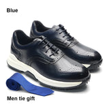 Outdoor Hiking Grass Snow Non-slip Sole Golf Shoes Top Grade Luxury Genuine Leather Men's Autumn Winter Sneakers MartLion   