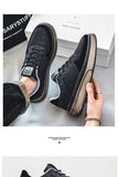 Fujeak Breathable Mesh Vulcanized Shoes Casual Non-slip Sneakers Trendy Men's Mart Lion   