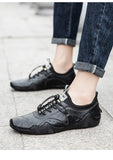 Leather Casual Shoes Men Sneakers Flat  Men  Shoes  Footwear MartLion   