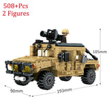 Military ww2 Cannon Assault Armored Vehicle Battle Tank Car Truck Army Weapon Building Blocks Sets  Model King Kids Toys Gift Mart Lion   