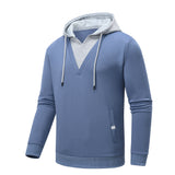 Men's Pullover Hooded Winter Fleece Hoodies Sweatshirt with Pockets Slim Fit Casual Hoody Street Home Clothing Mart Lion - Mart Lion
