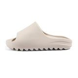 Men's Flat Slippers Clogs Garden Shoes Summer Beach Soft EVA Slippers Unisex Casual Home Shower Slides MartLion Beige 44-45 CHINA