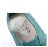 Men's Green Canvas Shoes Harajuku Breathable Casual Men's Summer Lightweight Vulcanized Sneakers Espadrilles MartLion   