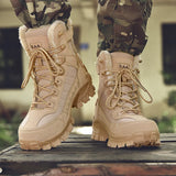 Military Tactical Boots Winter Warm Army Desert Safety Work Shoes Combat Ankle Non Slip Men's MartLion   