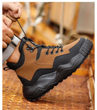 Safety protective shoes anti-smash anti-stabbing safety shoes thick-soled breathable non-slip non-tired feet work shoes MartLion