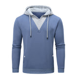 Men's Pullover Hooded Winter Fleece Hoodies Sweatshirt with Pockets Slim Fit Casual Hoody Street Home Clothing Mart Lion GreyBlue S 