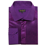 Long Sleeve Shirts Men's Metallic Sequins Prom Party Luxury Disco Shirts Designer Clothing MartLion   