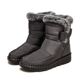 Snow Women Boots Soft Women's Boots Platform Ladies Shoes Fur Keep Warm Boots Ladies MartLion Grey 44 