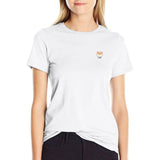 Little head T-shirt hippie clothes summer tops cute t-shirts for Women MartLion White XXL 