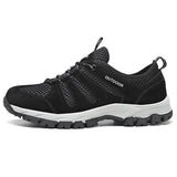 Men's Hiking Boots Classic Outdoor Shoes Trekking Sneakers Wear Resistant Mountain Climbing Mart Lion Black Eur 39 