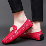 Men's Women Leather Designer Casual Shoes Luxury Loafers Driving Footwear MartLion   