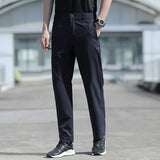 Men's Summer Pants Stretch Straight Leg Pants MartLion   