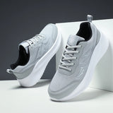 Men's Lightweight Sneakers Casual Walking Shoes Breathable Tenis Masculino Zapatillas Hombre MartLion 950 Gray 39 