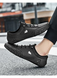 Leather Casual Shoes Men's Ankle Boots High Top Sneakers Luxury Designer Loafers Moccasin Driving Motorcycle MartLion   